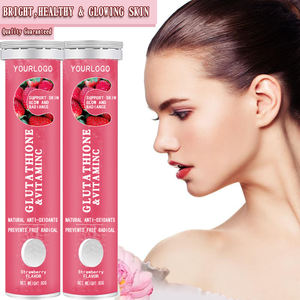 Compresse Effervescenti di L-Carnitina, Piruvato di Calcio e Vitamina C, Integratori Antiossidanti per la Bellezza degli Adulti, Dose 1000mg, 20 Compresse - Product Image 1