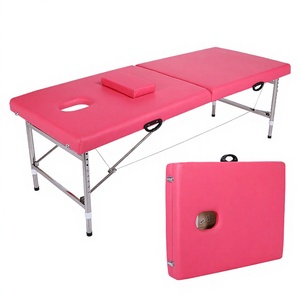 <b>Adjustable</b> hand-held <b>folding</b> portable beauty bed massage bed moxibustion bed sponge examination bed - Product Image 1