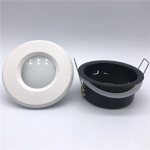 Projecteur halogène en aluminium étanche IP66 anti-éblouissement, angle <span class=keywords><strong>de</strong></span> faisceau 120°, design moderne, montage encastré GU10/MR16 pour plafond et <span class=keywords><strong>salle</strong></span> <span class=keywords><strong>de</strong></span> <span class=keywords><strong>bain</strong></span> - Product Image 1