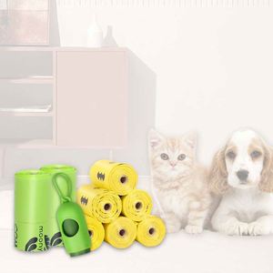 Bolsas para excremento de perro perfumadas, biodegradables y ecológicas con logotipo personalizado, material PLA/PBAT, certificación ASTM D6400 - Product Image 4