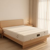 Matelas queen‑size durable mousse latex haute densité, imperméable, facile à nettoyer pour dormeurs sur le côté