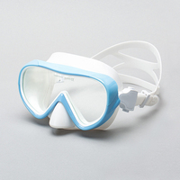 Masques de plongée avec lentille en verre trempé, pour la plongée en apnée, 1 pièce