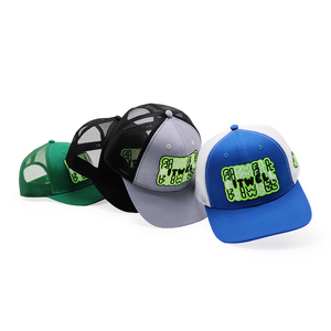 Casquette de baseball trucker classique de qualité supérieure personnalisée à 6 panneaux, 112 pré-courbés, bicolore - Product Image 5