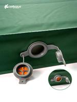 Cama Inflable para Acampar al Aire Libre, Autoinflable con Válvula de Aire, Cama de Espuma Viscoelástica para Campamento, Colchón Portátil para Caravana