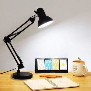 Đèn bàn hình trụ có thể điều chỉnh đèn bàn màu đen đọc ánh sáng thích hợp cho phòng thư viện ký túc xá - Product Image 6