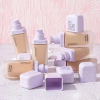Fabricants de cosmétiques naturels personnalisé OEM longue durée imperméable à l'eau naturel correcteur liquide de maquillage pour le visage marque privée fond de teint