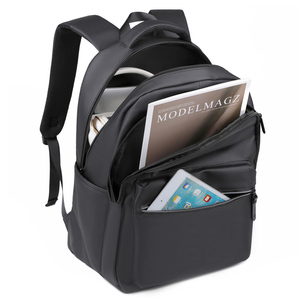 Unisex Đa Chức Năng Công Suất Lớn Không Thấm Nước Ngoài Trời Máy Tính Ba Lô Thời Trang Chống Trộm Softback Polyester Dây Kéo - Product Image 4