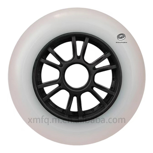 2025 phục hồi cao PU đua tốc độ Inline Skate bánh xe hai lớp Con lăn trượt băng 90mm 100mm 110mm 85 + 64A bánh xe độ cứng kép - Product Image 6