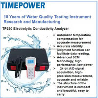 OEM Support Portable Waterproof Conductivity Meter 0-1000 S/cm Range 2.5% F.S. Accuracy for Measuring Various Solutions'