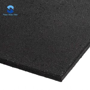 بلاط حصيرة أرضية صالة رياضية مطاطية مفلكنة SBR المعاد تدويرها - Product Image 5