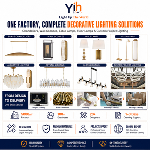 Yihao hauteur réglable en forme ovale en laiton <span class=keywords><strong>CORNICHE</strong></span> E12 ampoule Base plafonniers pendentif suspension lampe lustre lumière - Product Image 4