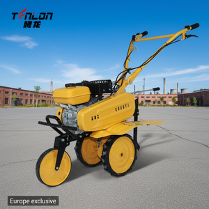 Motoculteur à essence 7HP TL1WG3.8-50FQ Euro V certifié CE, largeur 900-1050mm, couple élevé, décompacte les sols durs pour l'agriculture viticole en Italie. - Product Image 1