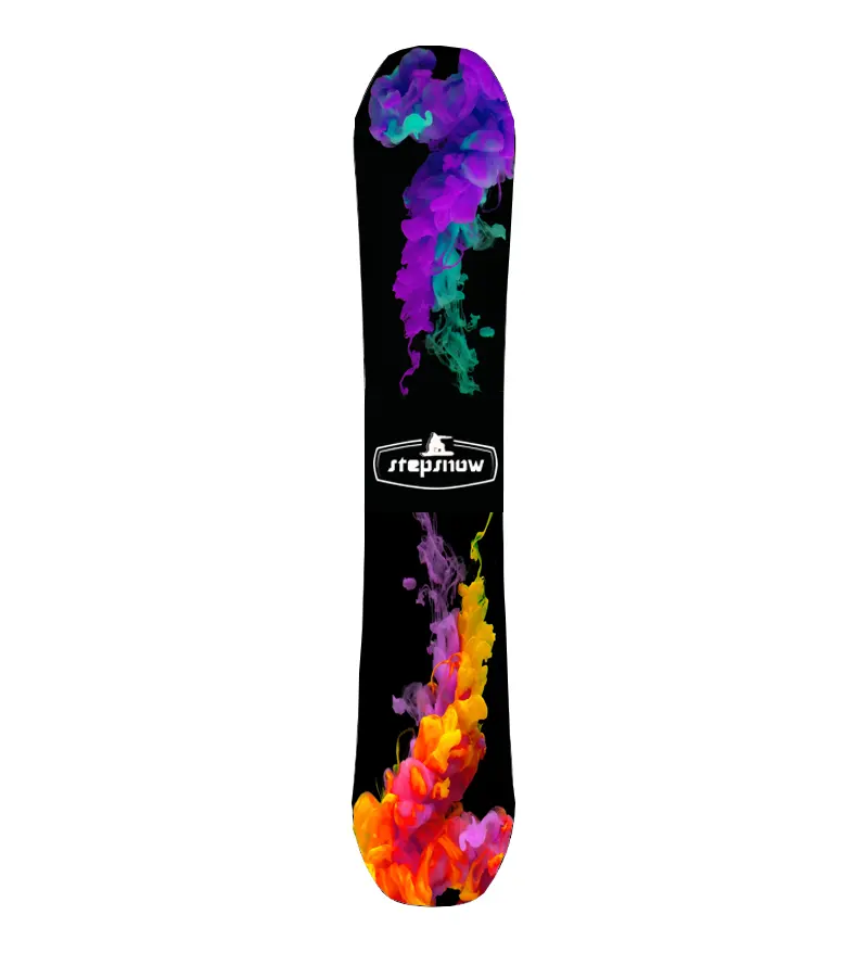 Snowboard branded alpine skiing classic camber snowboard