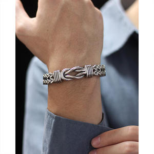 Hotsale Stainless Steel Chain love Knot Magnetic <b>Bangle</b> Bracelet Jewelry Stainless Steel for <b>Men</b> - Product Image 5
