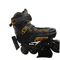 JINGYING-Patins à roues alignées pour adultes, patins à roues alignées, coque dure, noir, blanc, urbain
