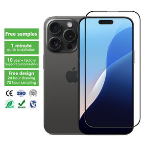 Aurey HD Di Động Glass Bảo Vệ Màn Hình Phim Cho Điện Thoại Cho iPhone 16 15 14 13 12 11 Pro Max Tempered Glass - Product Image 1