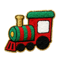 Patches brodés en chenille à paillettes sur mesure, thermocollants, scintillants, à coudre, avec logo personnalisé pour vêtements, vente en gros