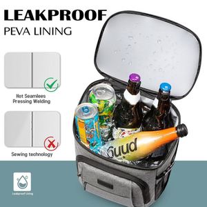 Sac isotherme souple personnalisé avec logo pour adultes, idéal pour le camping, les voyages, le style de vie en plein air, le transport de repas, la conservation de la bière et les pique-niques - Product Image 5