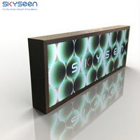 SKYSEEN écran double face personnalisé écran de signalisation numérique LCD écran d'affichage à cristaux liquides Interface USB pour la lecture vidéo