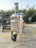 VBJX petite capacité 100l 200l 300l réservoir de mélange sous vide homogénéisateur inférieur mélangeur émulsifiant sous vide pour la fabrication de mayonnaise