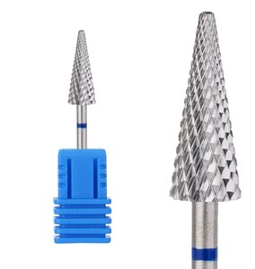 Forets professionnels en carbure de tungstène coniques de 3/32 po pour le retrait du vernis gel acrylique, outils de manucure électriques - Product Image 4