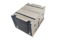 FEZCOOL LGA2011-R18 Radiateur de processeur silencieux pour ordinateur de bureau 2U LGA2011, 3 caloducs, ailettes en aluminium, dissipateur thermique passif nickelé