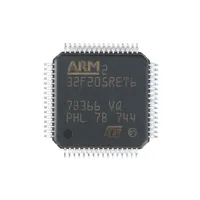 Microcontroladores Originales HXC STM32F205RBT6 STM32F205RGT6 STM32F205RFT6 STM32F205RET6 STM32F205RCT6, Chips IC MCU LQFP