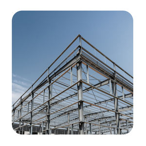 China vorgefertigte Stahl konstruktion für Lager werkstatt Bürogebäude Stahl konstruktion - Product Image 1