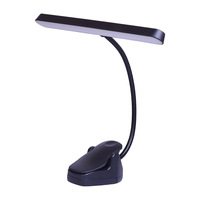 Portable LED livre lecture lumière contrôle tactile alimentation électrique Clip-On lampe pour lire des partitions pour bureau à domicile salle de lecture