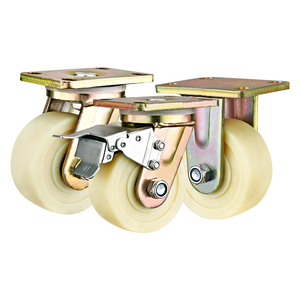 Rueda <span class=keywords><strong>de</strong></span> Nylon MC <span class=keywords><strong>de</strong></span> Alta Resistencia <span class=keywords><strong>de</strong></span> 1600 kg, 4, 5, 6, 8 Pulgadas - Rueda <span class=keywords><strong>de</strong></span> Placa Galvanizada Colorida para Equipos Industriales <span class=keywords><strong>de</strong></span> Carga Pesada - Product Image 1