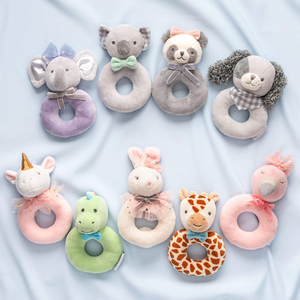 Sonajeros de mano para bebé, juguete de desarrollo, para recién nacido muñeco de peluche, sonajero para bebé, conjunto de regalo, juguetes educativos - Product Image 2