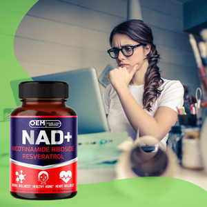 Suplemento de cápsulas OEM NAD + con nicotinamida ribósido liposomal nicotinamida ribósido resveratrol quercetina NAD suplemento - Product Image 3