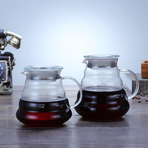 Teko Kopi Kaca 600ML, Corong Kopi, Cangkir Filter, Pembuat Kopi Manual, Teko Berbagi Aroma, Cangkir Filter Kaca - Product Image 3