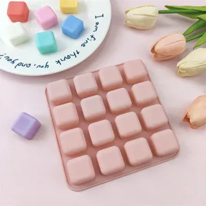 Moule en silicone à 16 cavités carrées pour bonbons gélifiés, chocolat au caramel, truffes, snacks et glaçons – Facile à démouler – Offre spéciale - Product Image 2