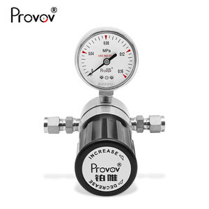 実験室用高精度ガス圧力調整器316L 0.1MPaシングルアウトレットゲージ1L/min流量計 - Product Image 6