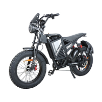 Vélo électrique Enduro 20 pouces, motocross, moteur 60V 2000W, VTT électrique tout-terrain pour adulte, style vintage, avec pneus larges