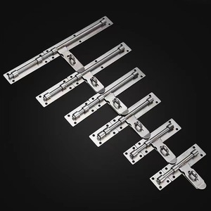 Perno de puerta de acero inoxidable de alta resistencia, montaje en superficie, diseño tradicional para puertas de madera - Product Image 3