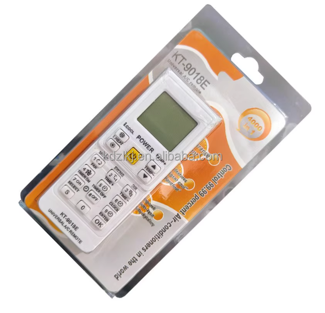 KT-9018E Universal Waterproof LCD AC A/C Air Conditioner Remote Control 5000-in-1 All Kinds Refrigeration Heat Exchange Parts