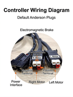 Contrôleur de moteur à balais 24V 70A adapté aux freins électromagnétiques de fauteuil roulant, réaction rapide, idéal pour les personnes ayant des mains faibles