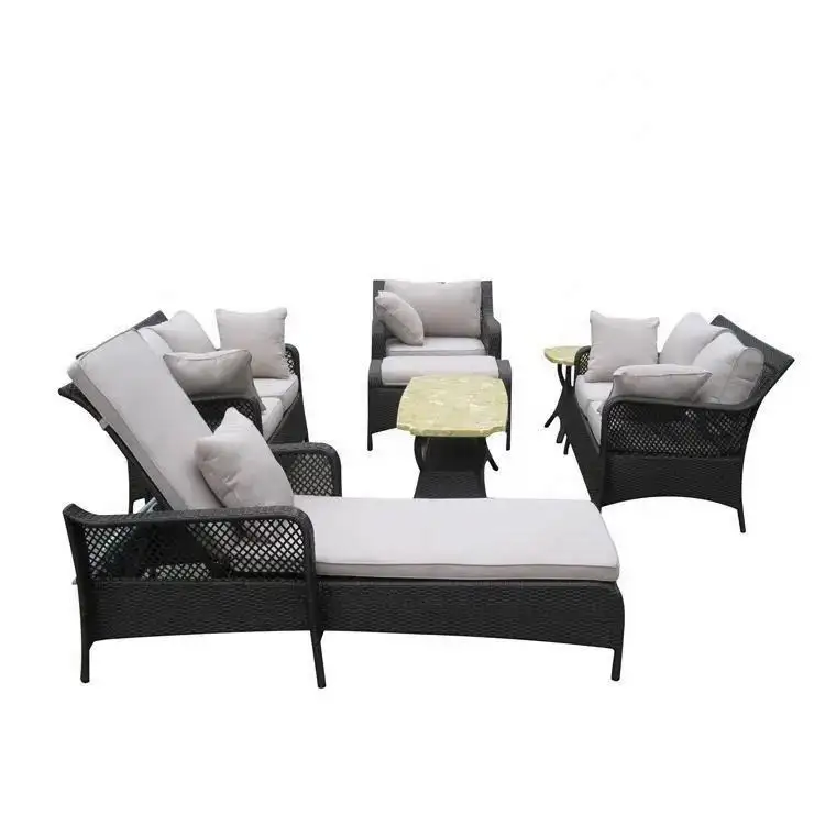 Specifiek Gebruik Buiten Tuinset Tuinmeubilair Tuin Rotan Sofa Set