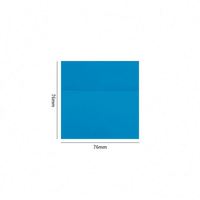 Bloc-notes autocollants transparents en gros 3*3 pouces, papeterie, bloc-notes auto-adhésifs fluorescents, fournitures scolaires