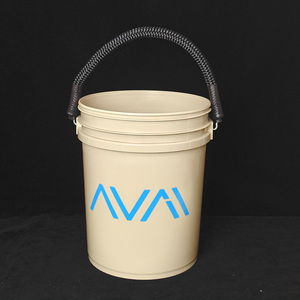 Bán Buôn 5 Gallon/Gal 10 18 20L Nhiệm Vụ Nặng Nề Trắng Sơn Dầu Rửa PP Nhựa Xô Với Nắp Xử Lý Nhựa Thùng - Product Image 6