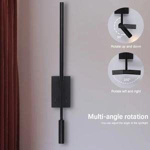 Éclairage moderne pour la maison, applique murale LED rotative pour chevet, montage en surface - Product Image 3