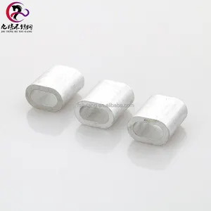 Tali kawat jiutang lengan aluminium bulat untuk tali kawat aluminium Ferrule