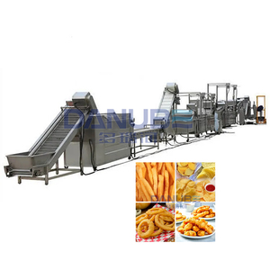 Ligne de production automatique de chips de pommes de terre, fabricant de machines à fabriquer des frites surgelées - Product Image 1