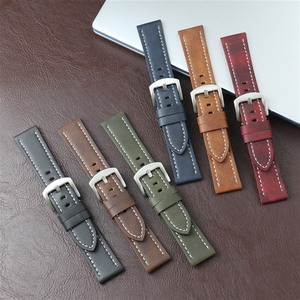 Correas de Reloj Inteligente de Cuero Hechas a Mano y Personalizadas, Ajustables, Impermeables, de 20 mm, Aspecto Lujoso y Moderno, Precio Bajo al por Mayor - Product Image 2