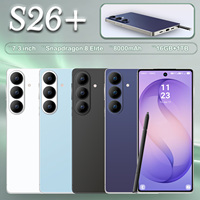 Nouveau prix d'usine S26 Ultra 5G CDMA Smartphone 7,3 pouces Version mondiale Grand écran Android 15 Double carte SIM Téléphone portable