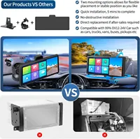 Radio para Auto con Pantalla Táctil IPS de 10.26 Pulgadas, Navegación Integrada, Apple CarPlay Inalámbrico, Estéreo Portátil para Auto, Pantalla Android Auto