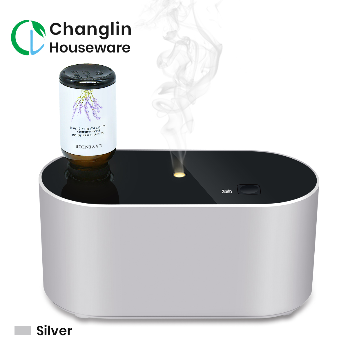 Diffusore di Aromi Senza Acqua Argento