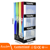 Vitrine d'atomiseur en acrylique moderne avec lumières LED Stockage en usine personnalisé pour magasin de fumée de cigarettes